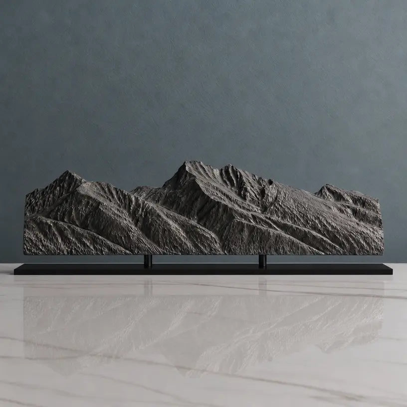 Mission Mountains Sculpture - Ronan Sculpted Peaks
