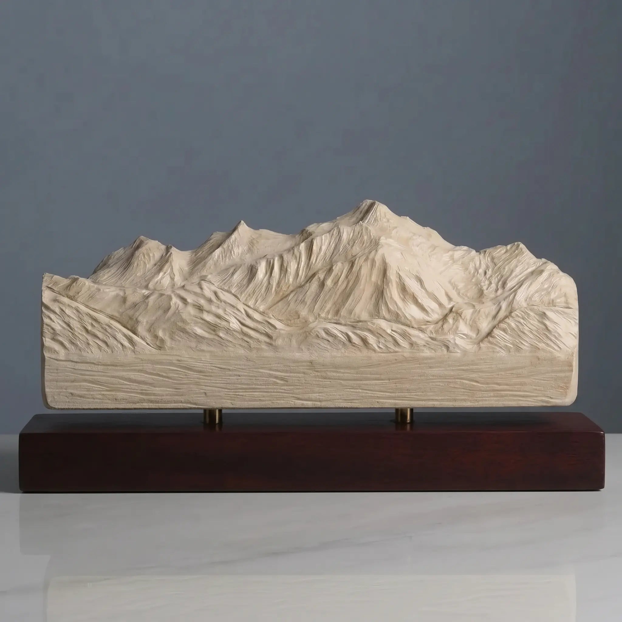 Mont Blanc Sculpture (North View) Sculpted Peaks