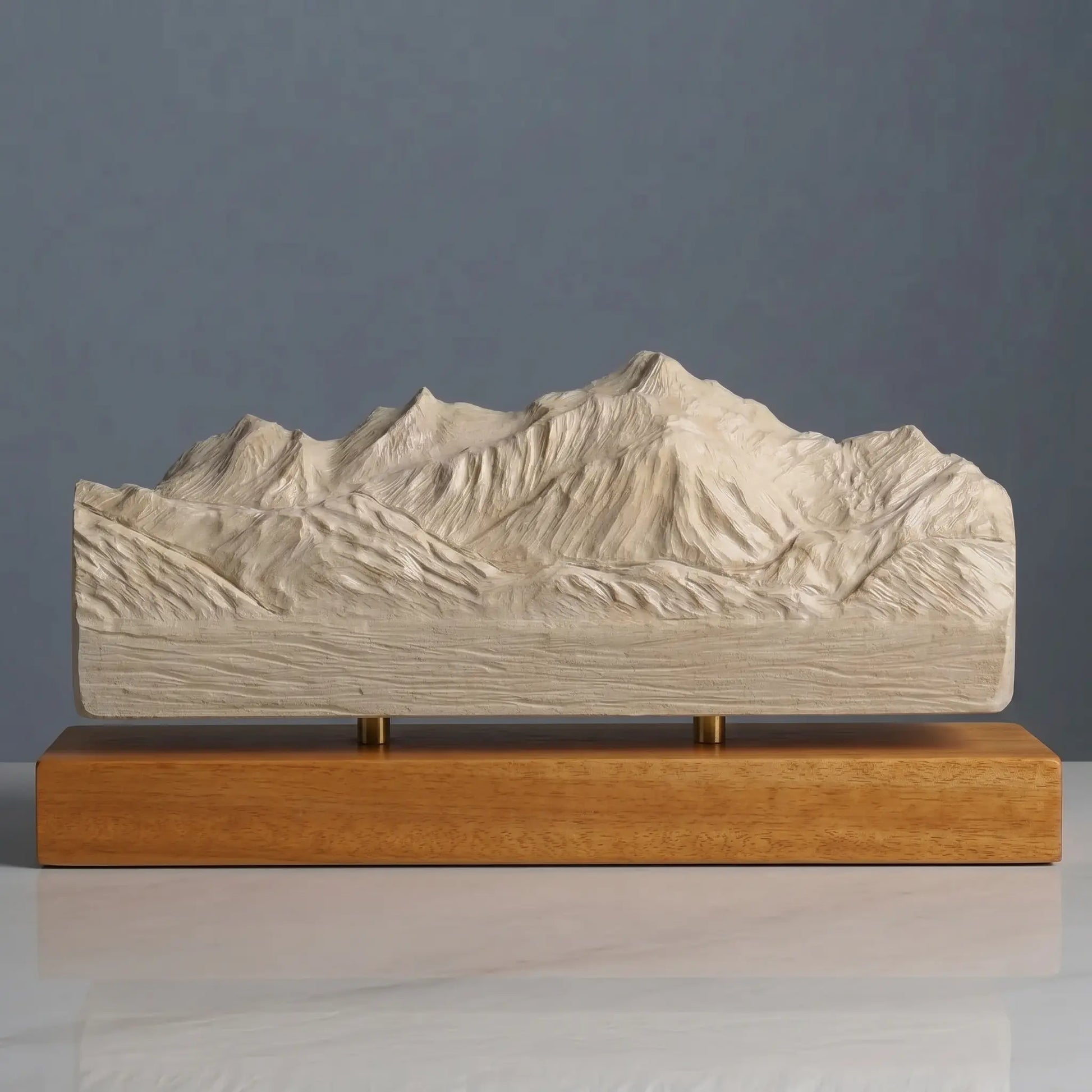 Mont Blanc Sculpture (North View) Sculpted Peaks