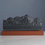 Mont Blanc Sculpture (North View) Sculpted Peaks
