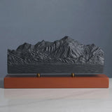 Mont Blanc Sculpture (North View) Sculpted Peaks