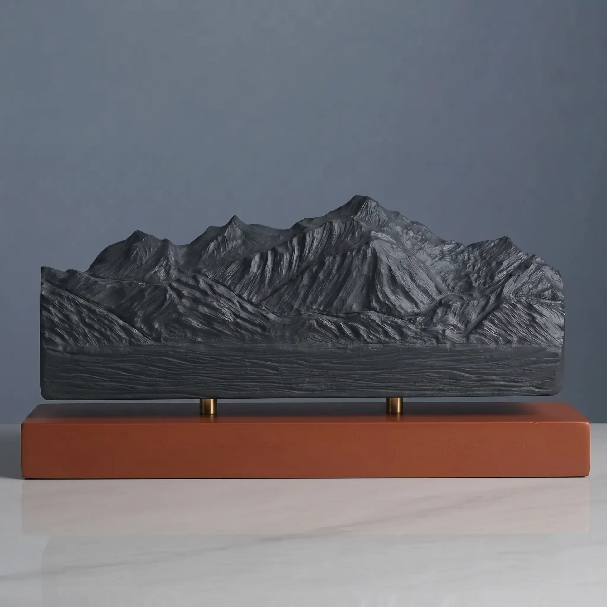 Mont Blanc Sculpture (North View) Sculpted Peaks