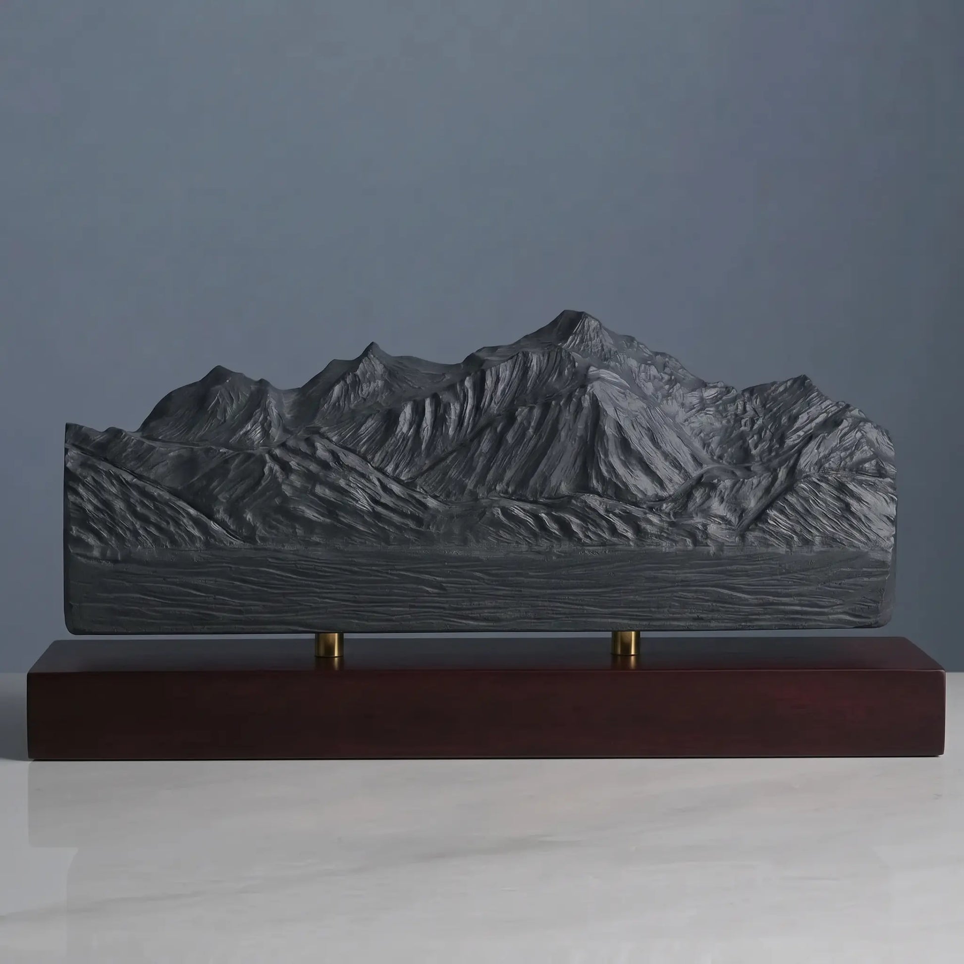 Mont Blanc Sculpture (North View) Sculpted Peaks