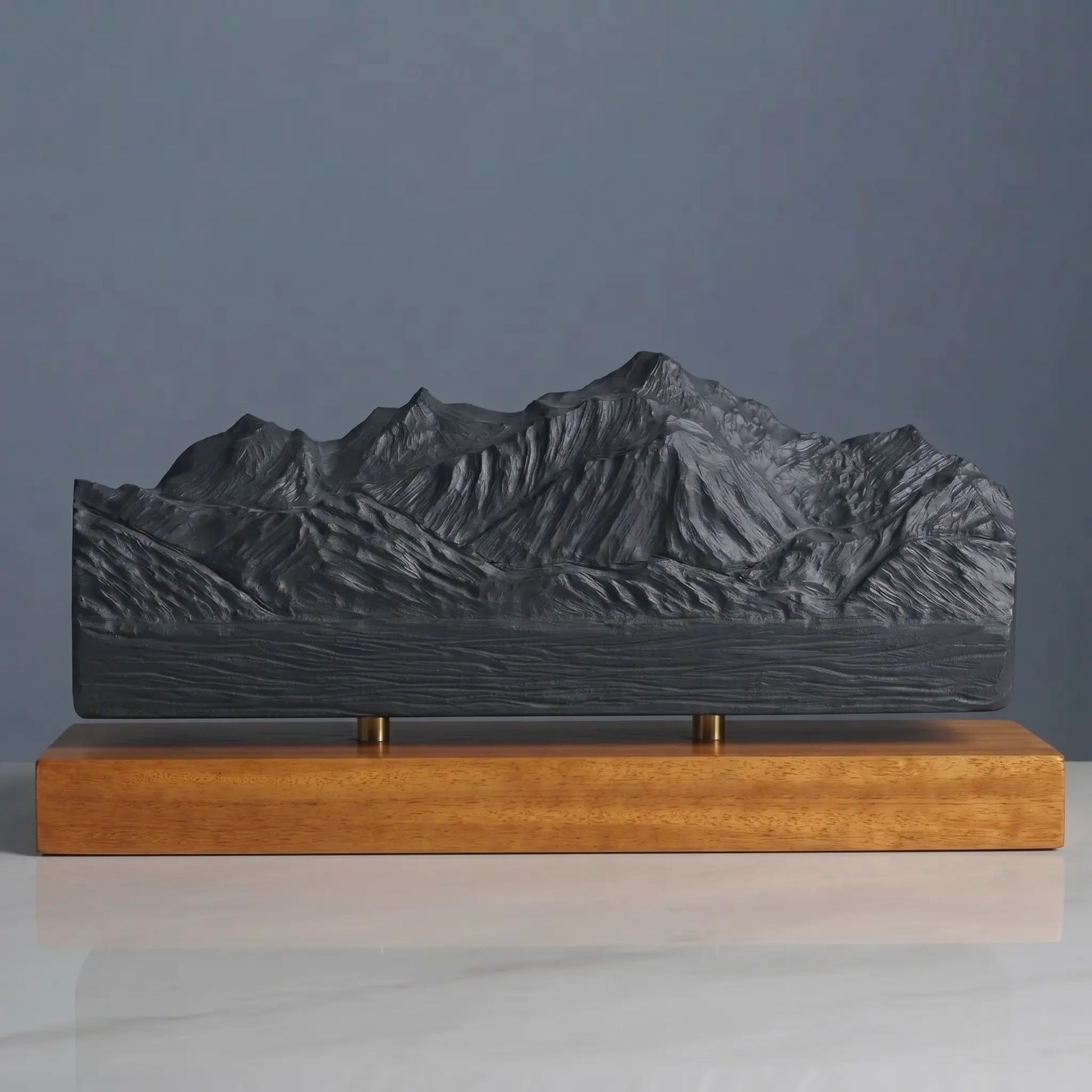 Mont Blanc Sculpture (North View) Sculpted Peaks