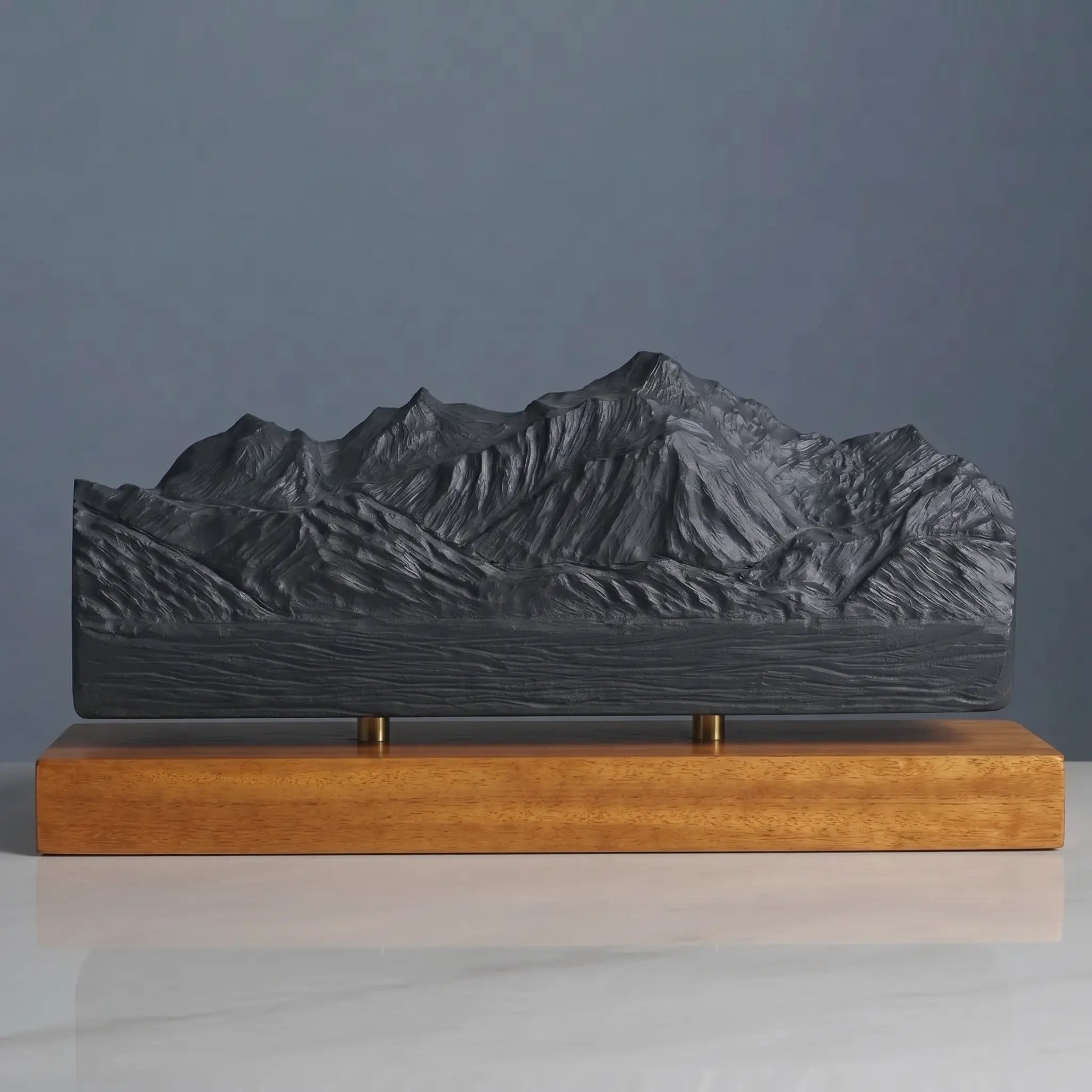Mont Blanc Sculpture (North View) Sculpted Peaks