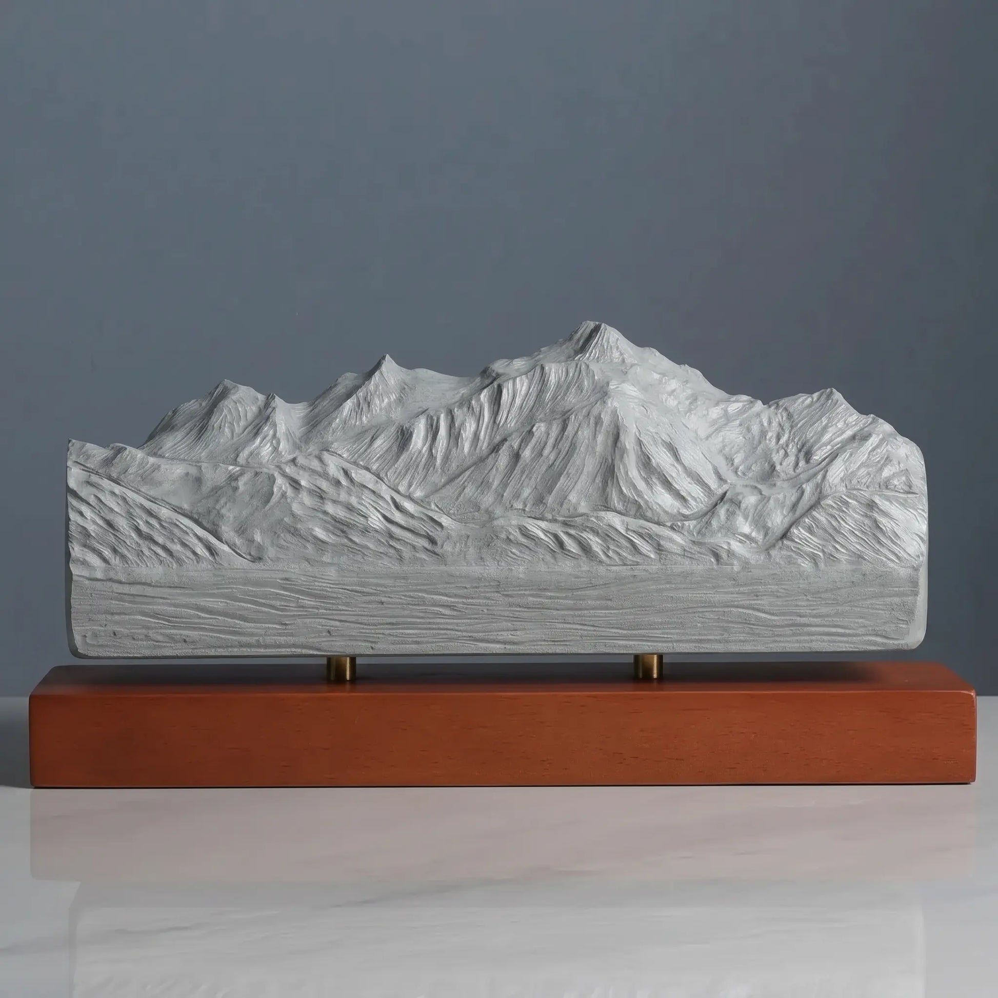 Mont Blanc Sculpture (North View) Sculpted Peaks