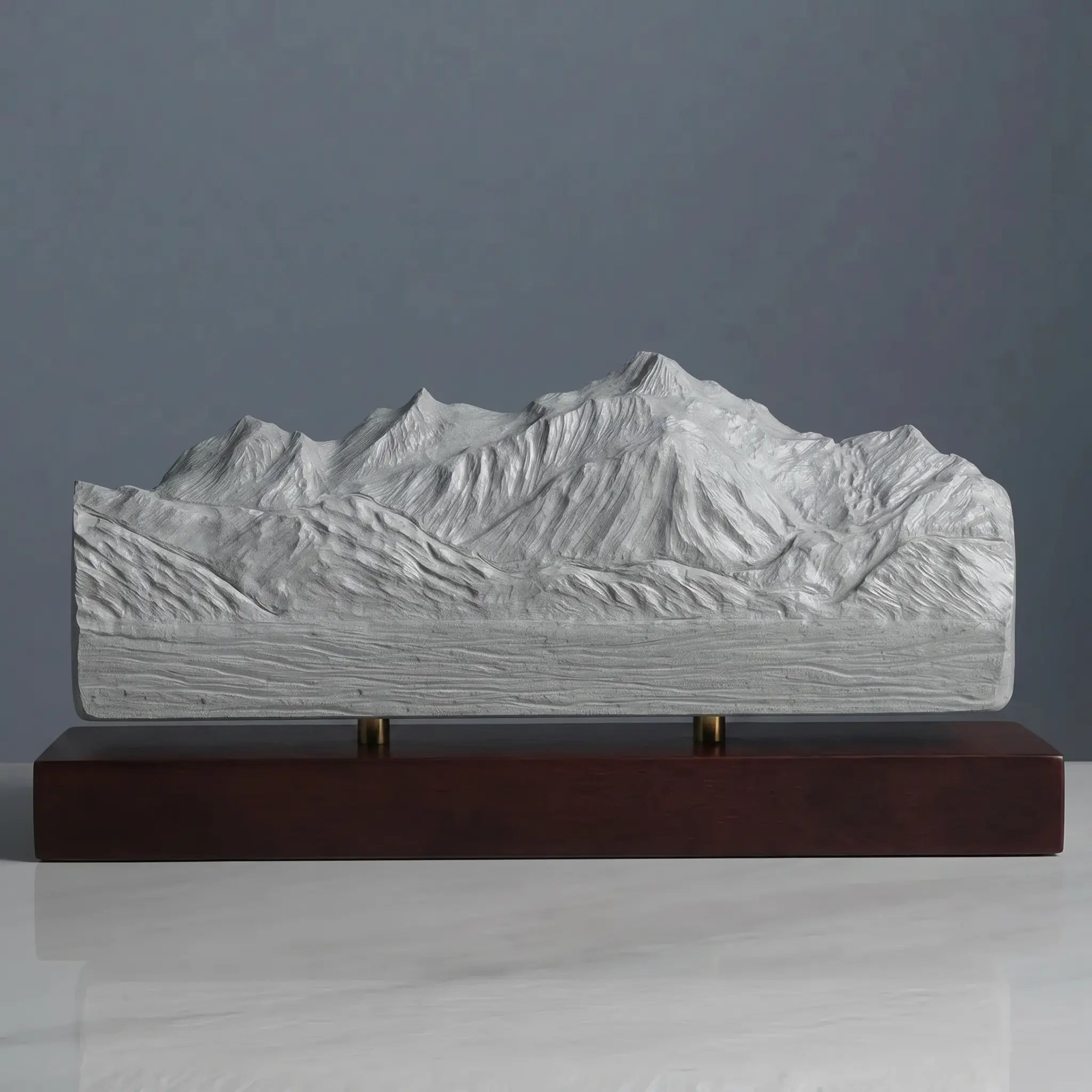 Mont Blanc Sculpture (North View) Sculpted Peaks