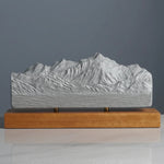 Mont Blanc Sculpture (North View) Sculpted Peaks
