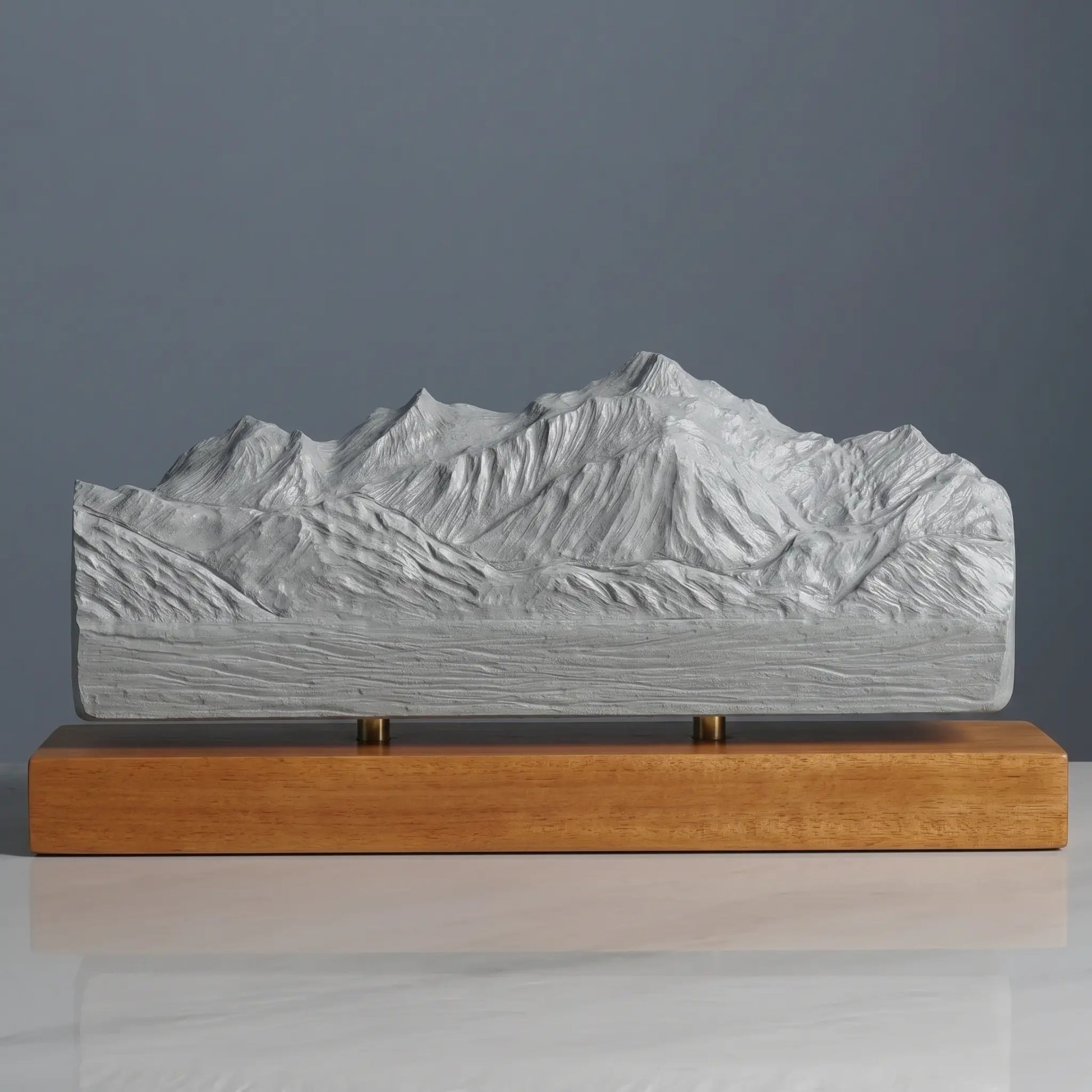 Mont Blanc Sculpture (North View) Sculpted Peaks