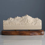 Mont Blanc Sculpture (North View) Sculpted Peaks