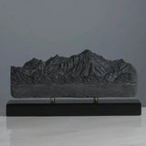 Mont Blanc Sculpture (North View) Sculpted Peaks