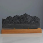 Mont Blanc Sculpture (North View) Sculpted Peaks