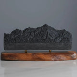 Mont Blanc Sculpture (North View) Sculpted Peaks
