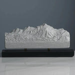 Mont Blanc Sculpture (North View) Sculpted Peaks