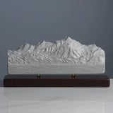 Mont Blanc Sculpture (North View) Sculpted Peaks