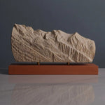 Mont Blanc Sculpture (View from Chamonix, France) Sculpted Peaks