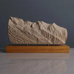 Mont Blanc Sculpture (View from Chamonix, France) Sculpted Peaks
