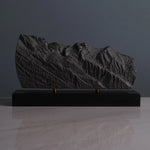 Mont Blanc Sculpture (View from Chamonix, France) Sculpted Peaks