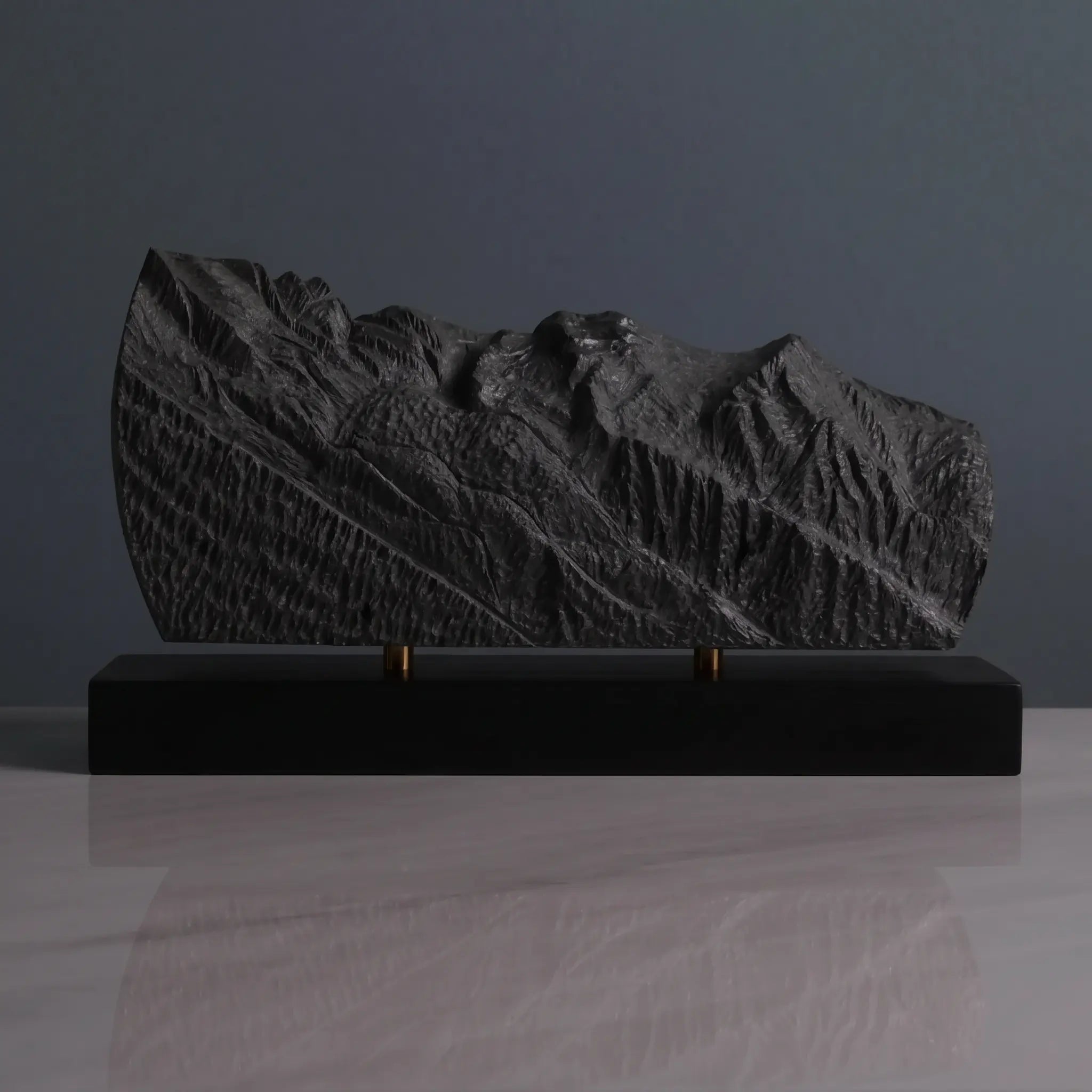 Mont Blanc Sculpture (View from Chamonix, France) Sculpted Peaks