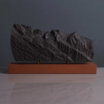 Mont Blanc Sculpture (View from Chamonix, France) Sculpted Peaks