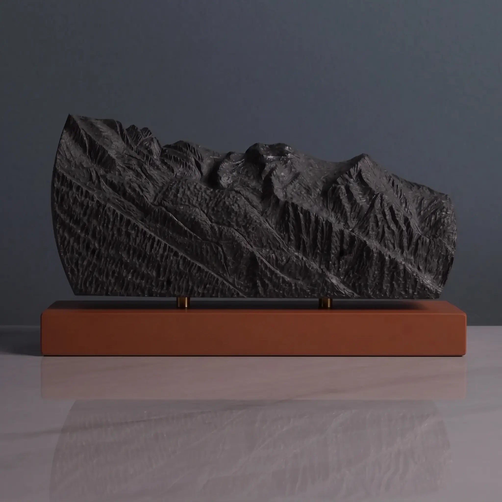 Mont Blanc Sculpture (View from Chamonix, France) Sculpted Peaks