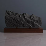 Mont Blanc Sculpture (View from Chamonix, France) Sculpted Peaks
