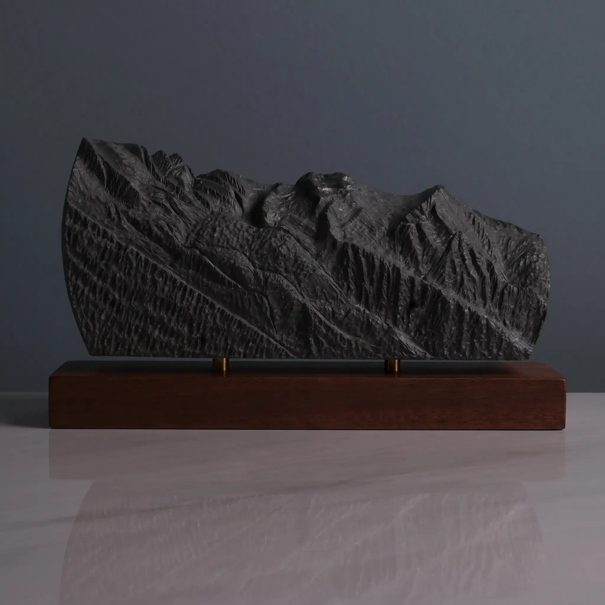 Mont Blanc Sculpture (View from Chamonix, France) Sculpted Peaks