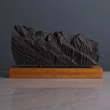 Mont Blanc Sculpture (View from Chamonix, France) Sculpted Peaks