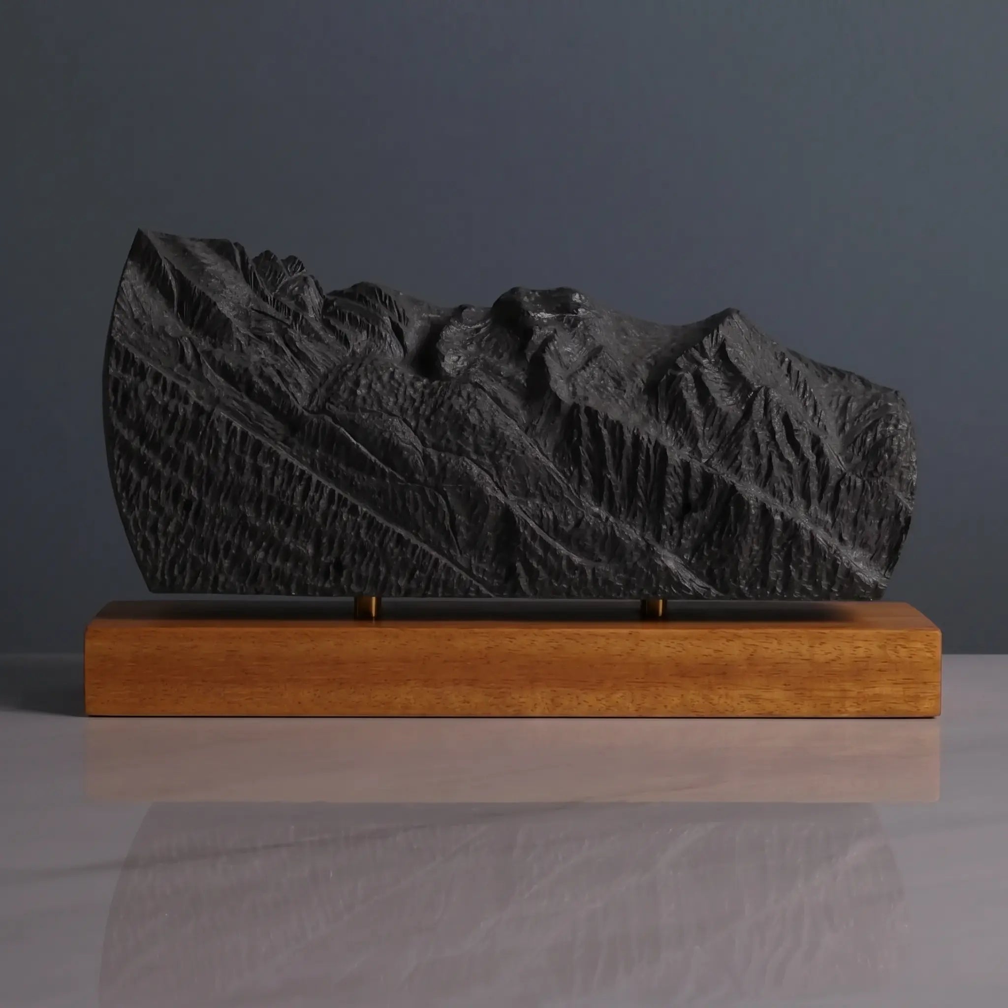 Mont Blanc Sculpture (View from Chamonix, France) Sculpted Peaks