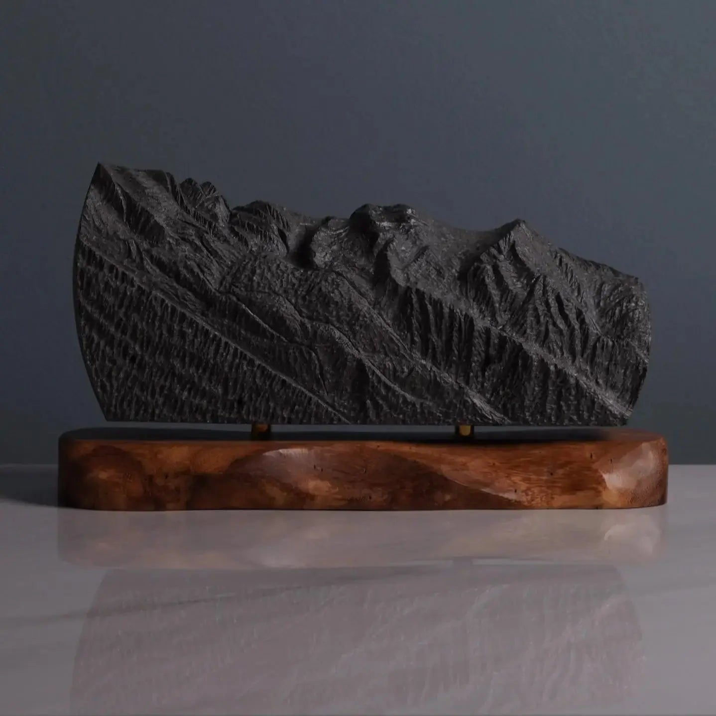 Mont Blanc Sculpture (View from Chamonix, France) Sculpted Peaks