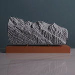 Mont Blanc Sculpture (View from Chamonix, France) Sculpted Peaks