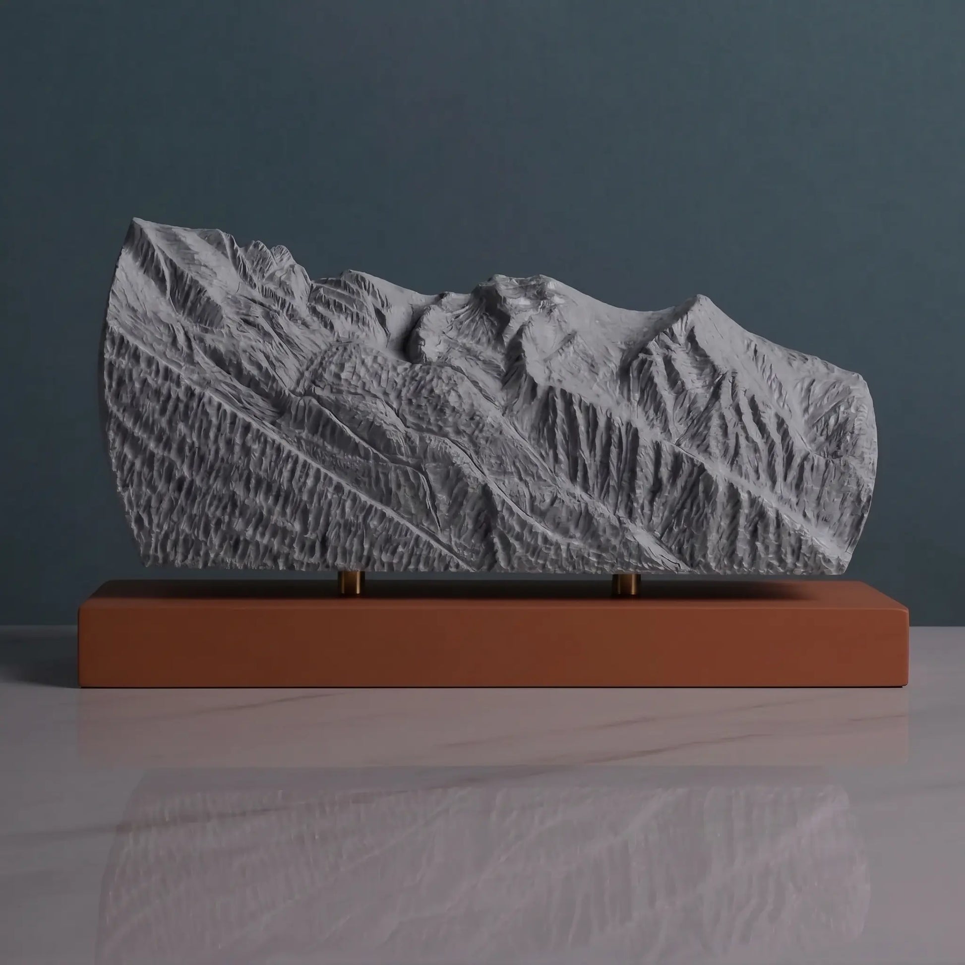 Mont Blanc Sculpture (View from Chamonix, France) Sculpted Peaks