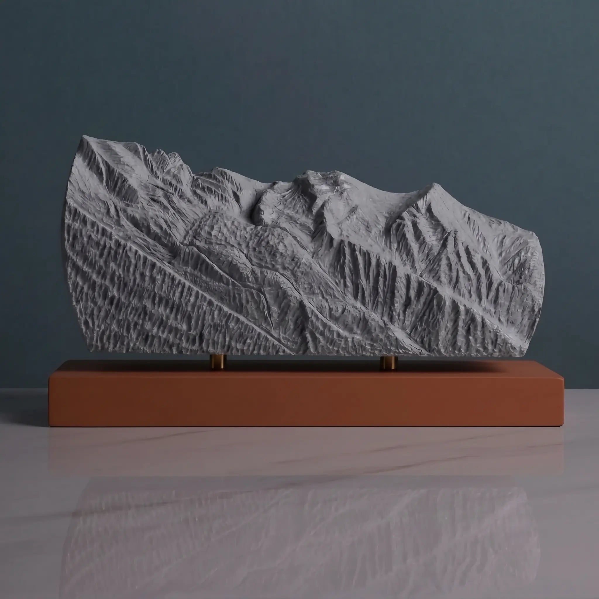 Mont Blanc Sculpture (View from Chamonix, France) Sculpted Peaks