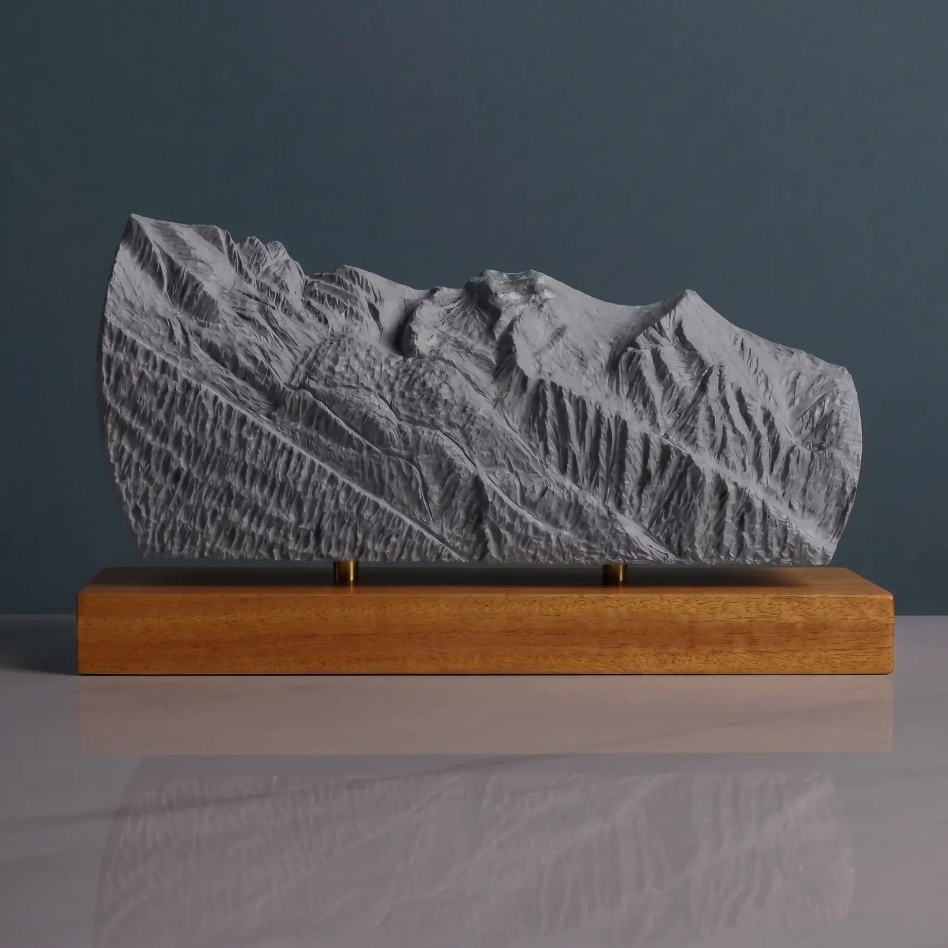 Mont Blanc Sculpture (View from Chamonix, France) Sculpted Peaks