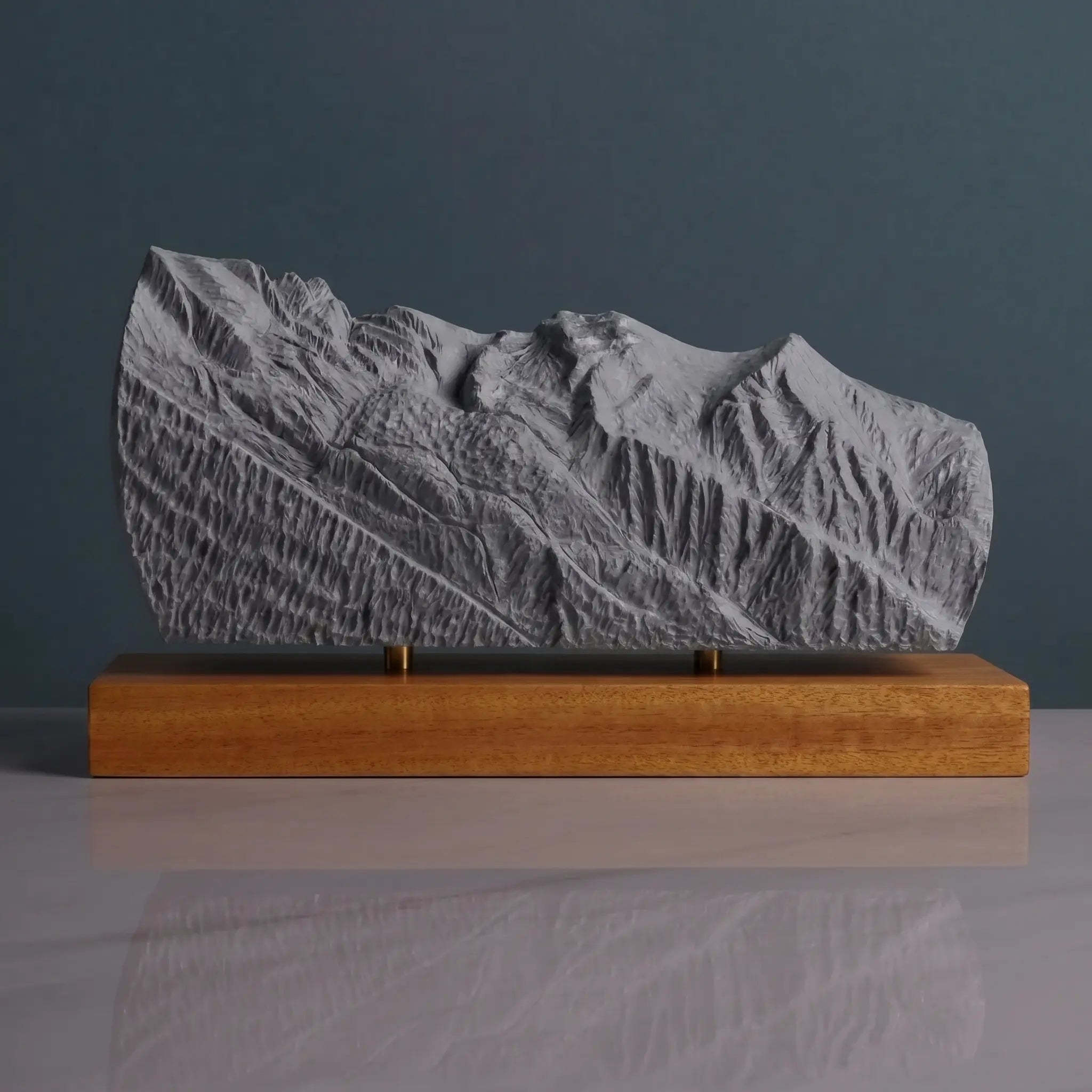 Mont Blanc Sculpture (View from Chamonix, France) Sculpted Peaks
