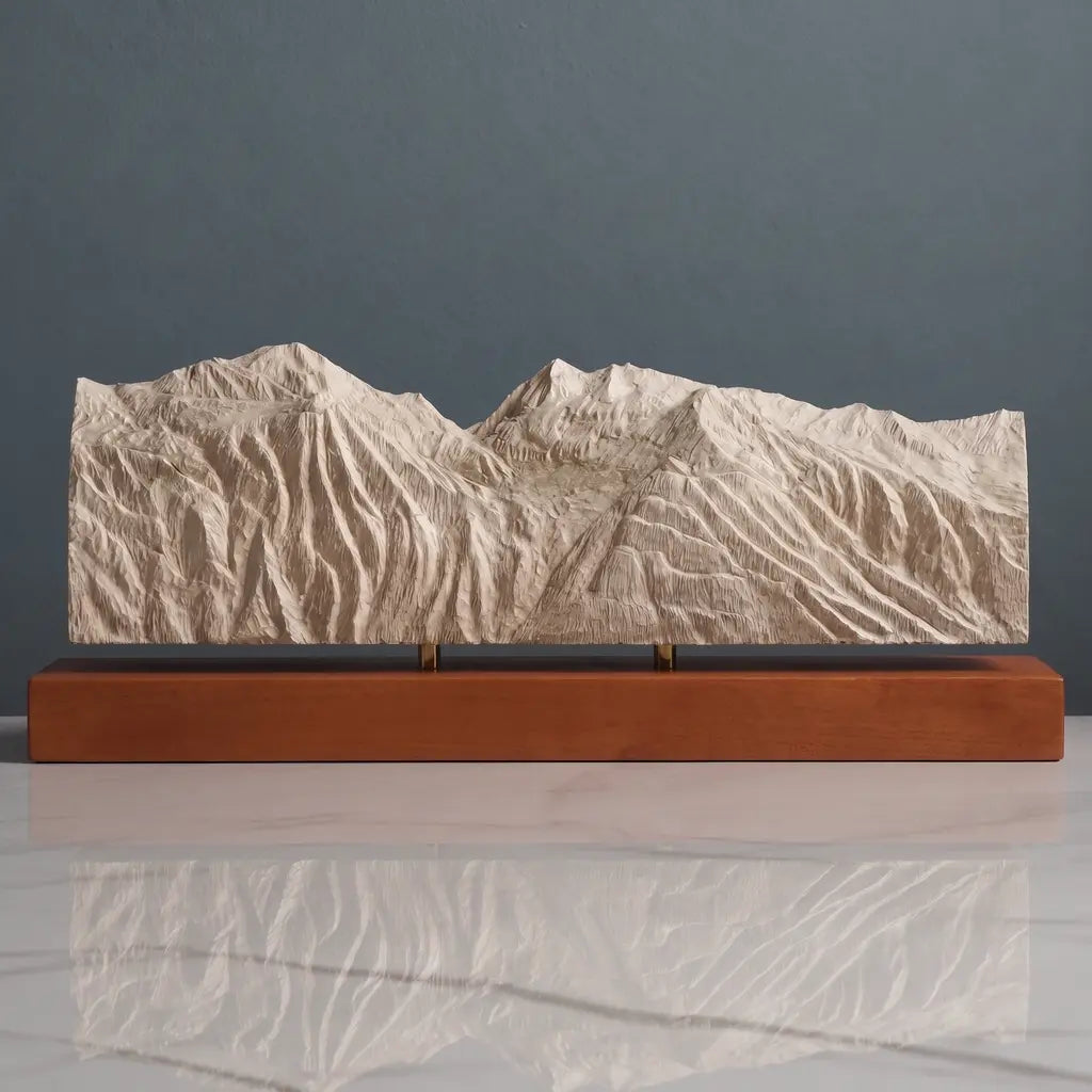 Mont Pourri Sculpture - Sainte Foy Tarentaise Ski Resort Sculpted Peaks