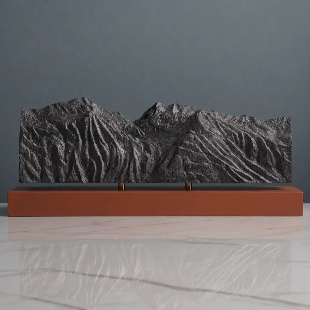 Mont Pourri Sculpture - Sainte Foy Tarentaise Ski Resort Sculpted Peaks