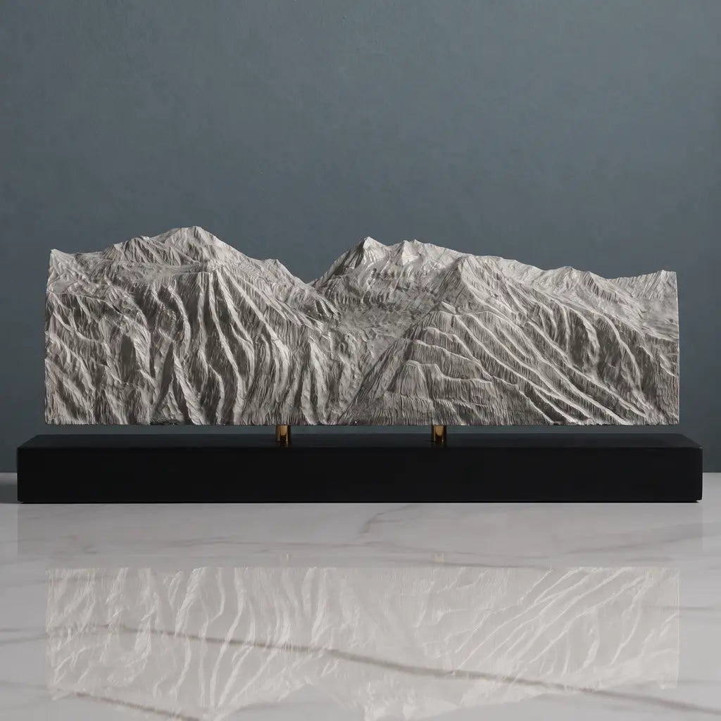 Mont Pourri Sculpture - Sainte Foy Tarentaise Ski Resort Sculpted Peaks