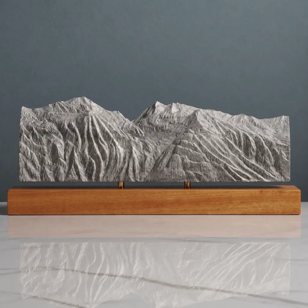 Mont Pourri Sculpture - Sainte Foy Tarentaise Ski Resort Sculpted Peaks