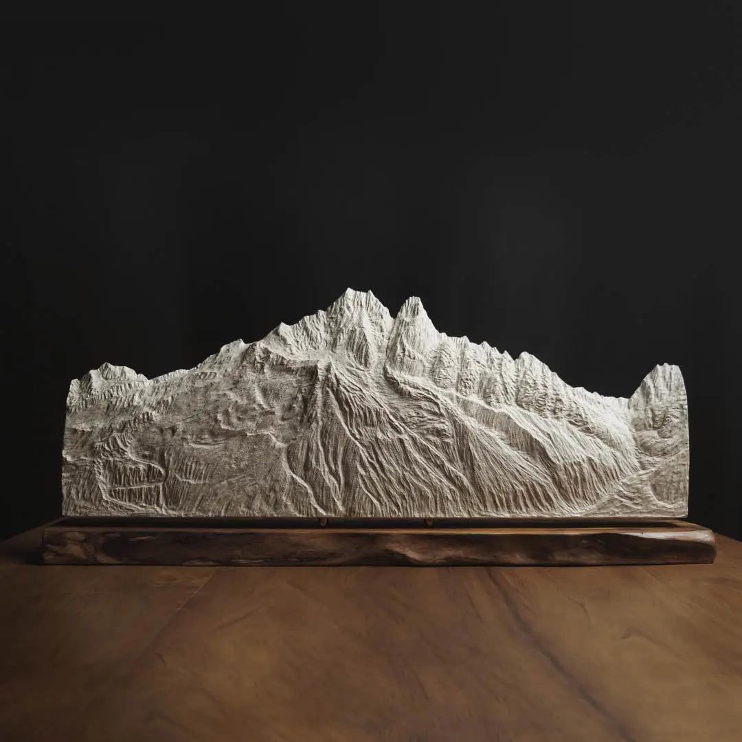 Aiguille Verte & Les Drus Sculpture (Mont Blanc Massif, France) Sculpted Peaks