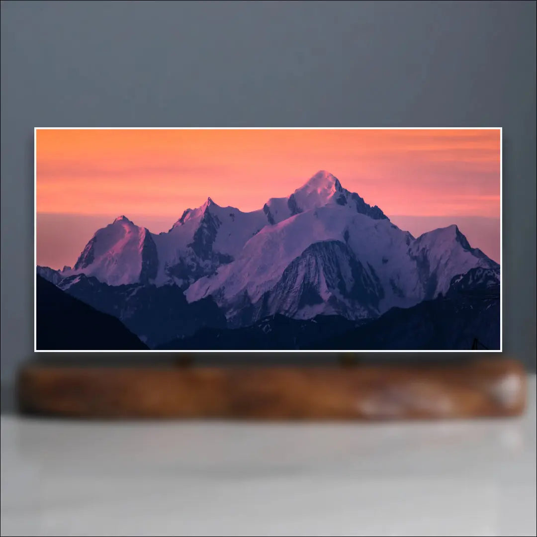 Mont Blanc Sculpture (North View) Sculpted Peaks