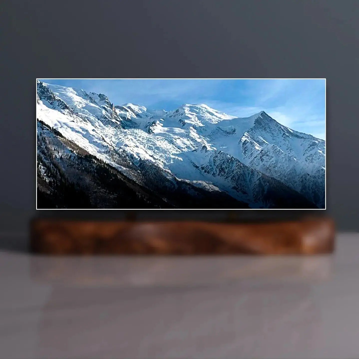 Mont Blanc Sculpture | View from Chamonix, France | Sculpted Peaks