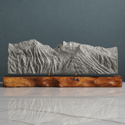 Mont Pourri Sculpture - Sainte Foy Tarentaise Ski Resort