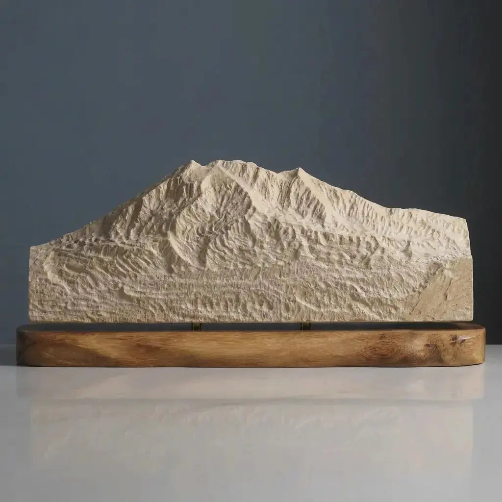 Mount Adams Sculpture (View from Trout Lake, Cascade Range, Washington) Sculpted Peaks