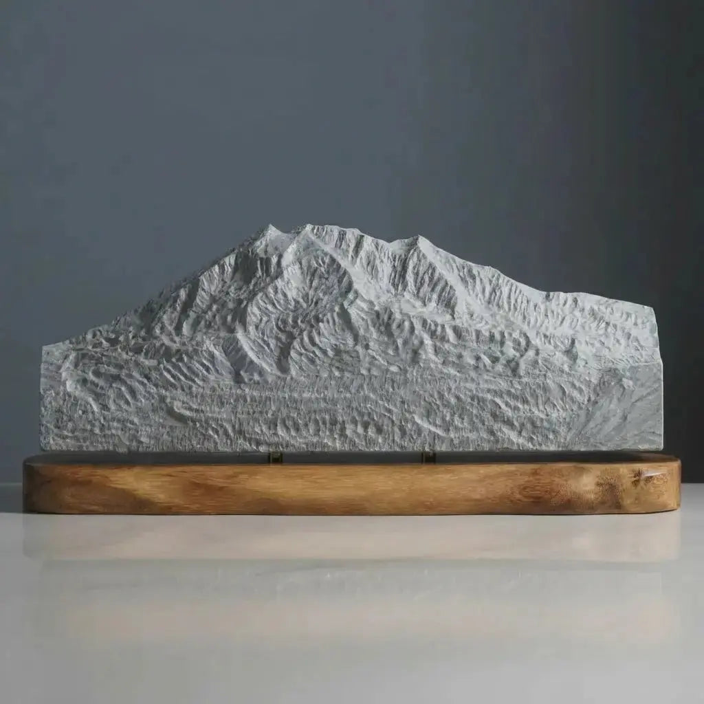 Mount Adams Sculpture (View from Trout Lake, Cascade Range, Washington) Sculpted Peaks