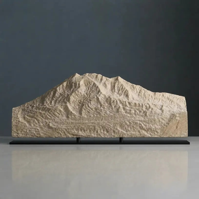 Mount Adams Sculpture (View from Trout Lake, Cascade Range, Washington) Sculpted Peaks