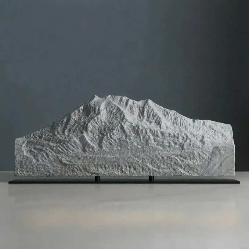 Mount Adams Sculpture (View from Trout Lake, Cascade Range, Washington) Sculpted Peaks
