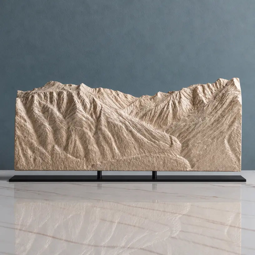 Mount Alyeska Sculpture - Roundhouse View Sculpted Peaks