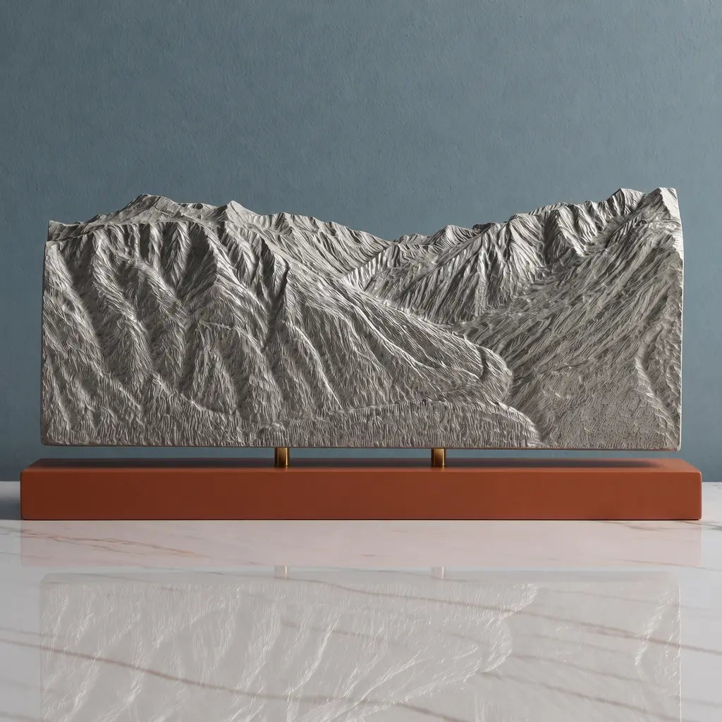 Mount Alyeska Sculpture - Roundhouse View Sculpted Peaks