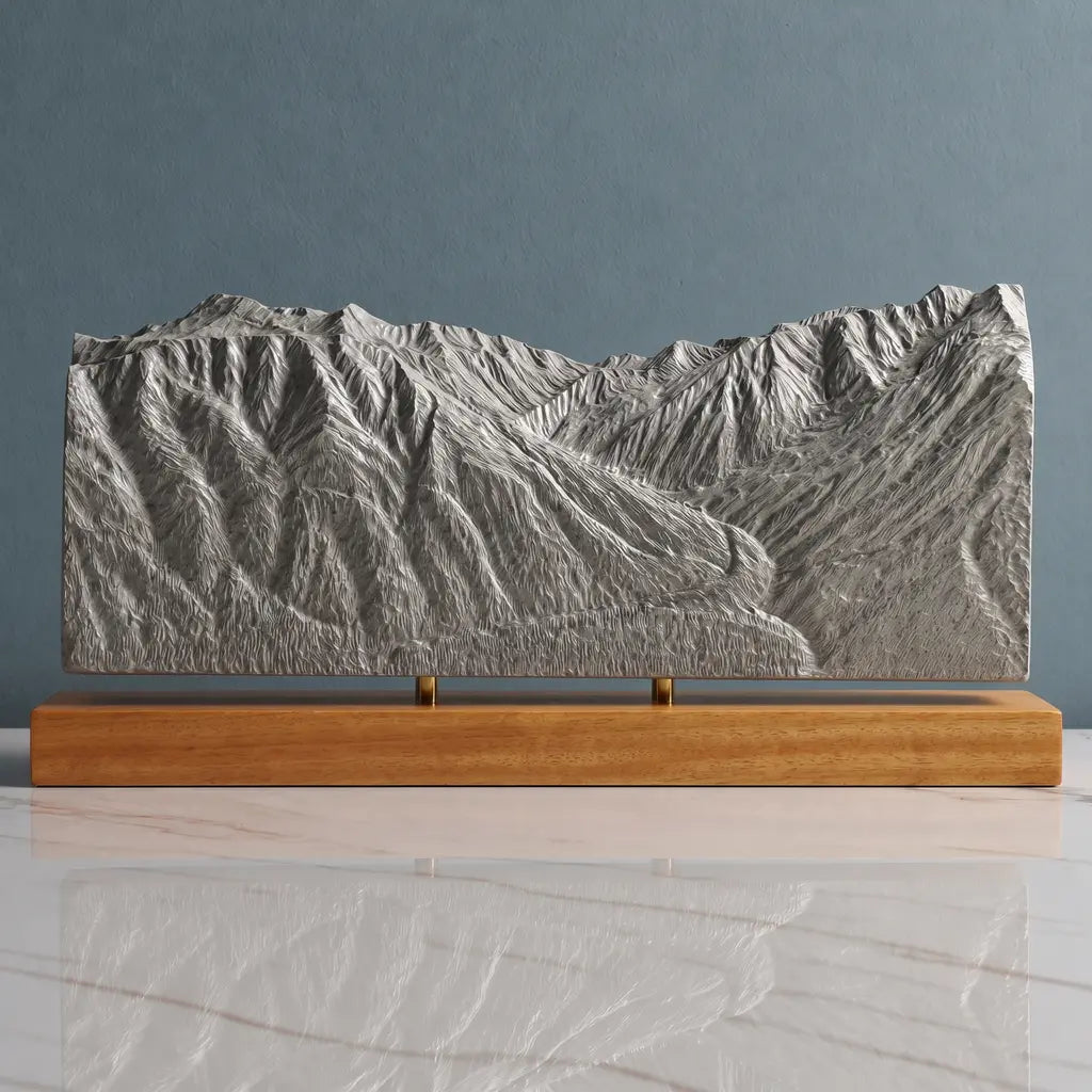 Mount Alyeska Sculpture - Roundhouse View Sculpted Peaks